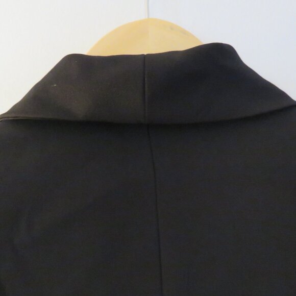 ZARA Double Breasted Long Blazer Jacket in Black Minimalist Blogger Fave Sz S - Picture 11 of 14